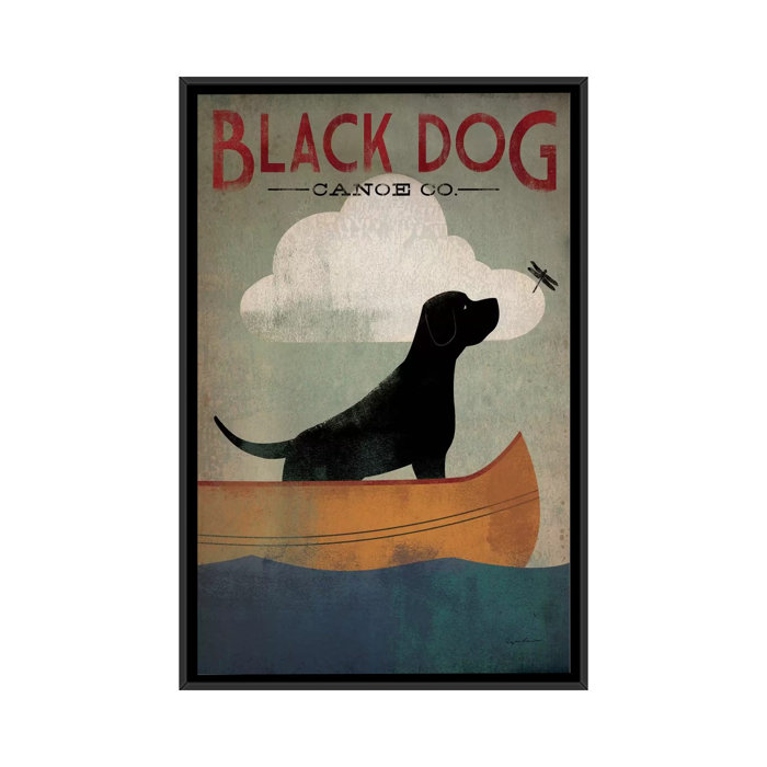 Winston Porter Black Dog Canoe Co. I On Canvas by Ryan Fowler Gallery